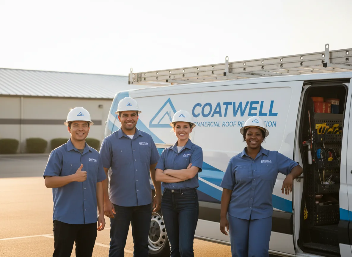 Commercial roof coating company in Trafford, AL